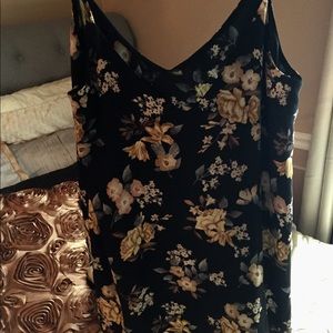 Silk Floral Dress
